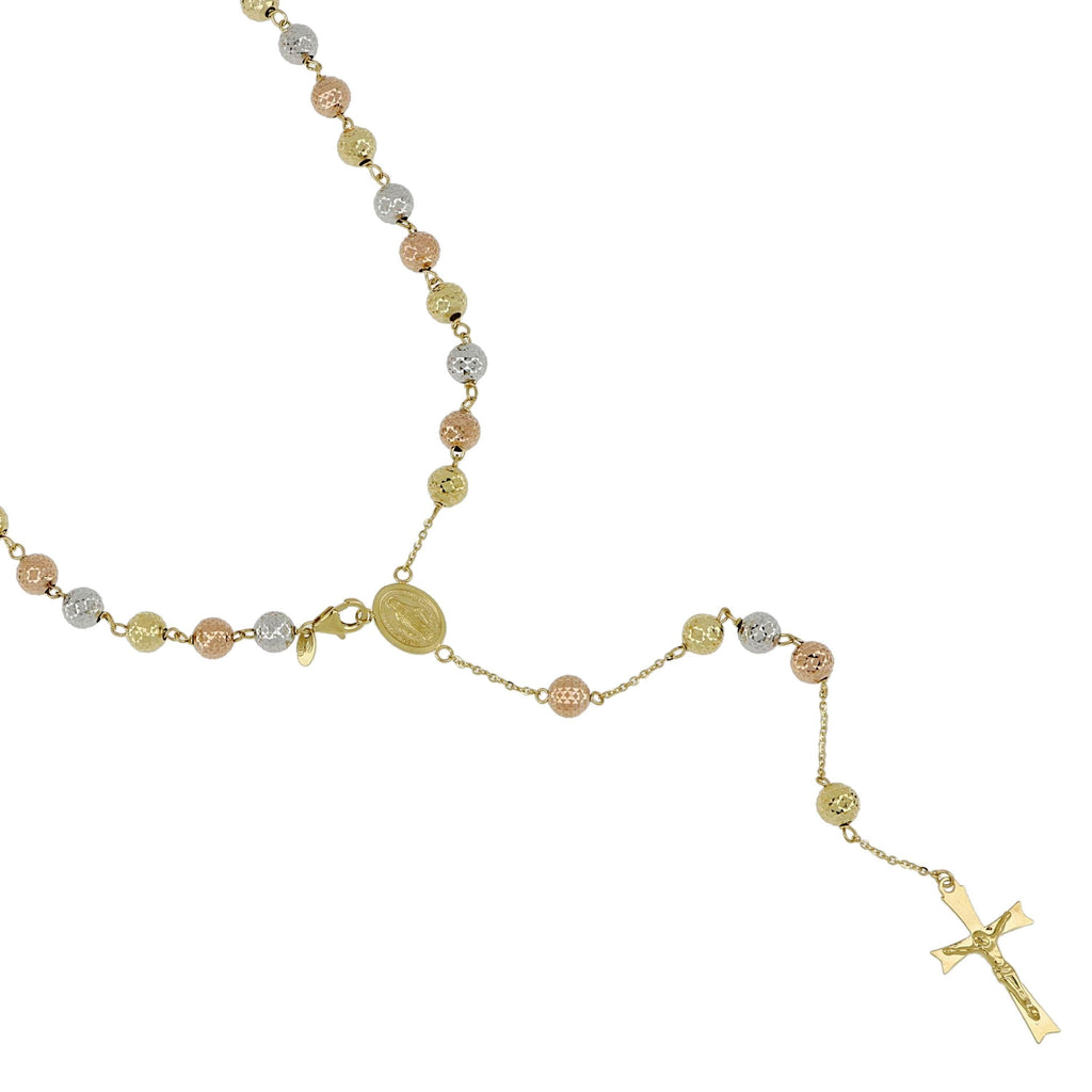 Collana Modello Rosario in Oro 18 Carati di 19.50 Grammi 60 centimetri.